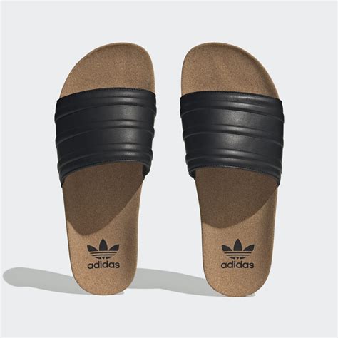 adidas adilette zwart geel|adidas island club adilette.